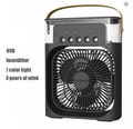 BreezeBloom Mini Air Cooler Fan — 3-in-1 Spray Mist Desktop Cooler